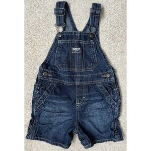 Oshkosh 100% Cotton Vestbak Overall/Shortall 18M